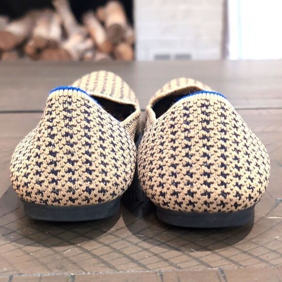 Rothy's The Loafer in Gold Houndstooth Sz 8 - Picture 7 of 12